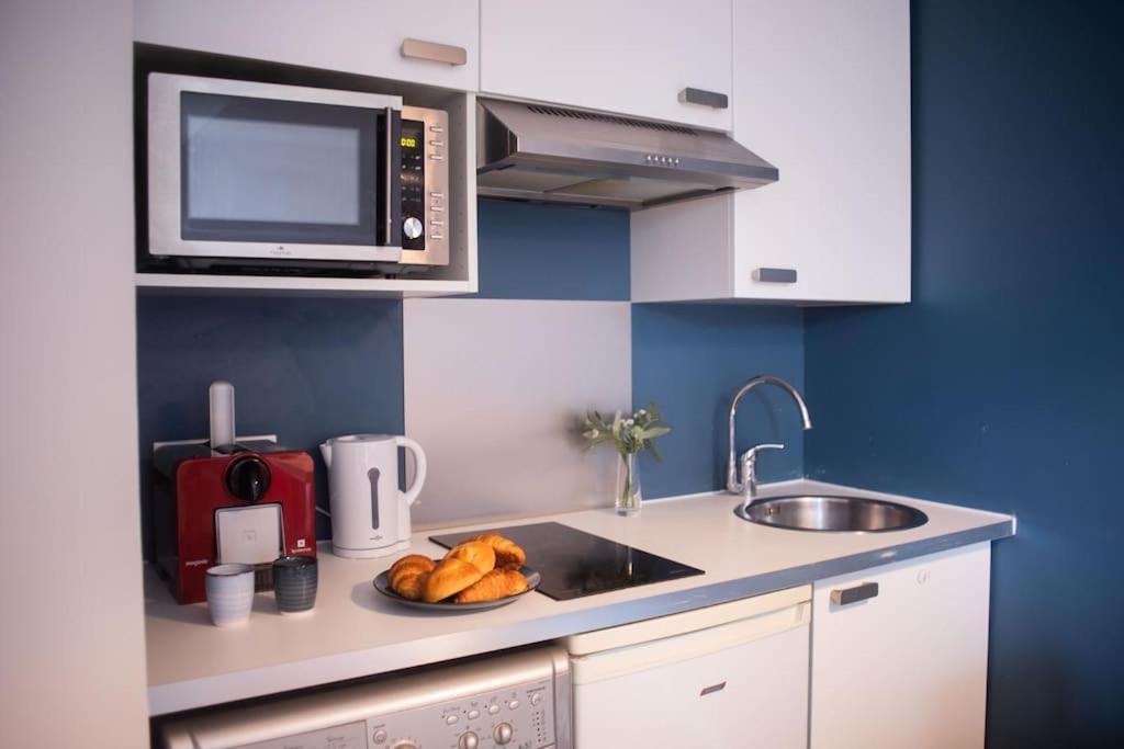 T2 Cosy & Moderne Avec Parking Prive Gratuit A 빌뢰르반 외부 사진